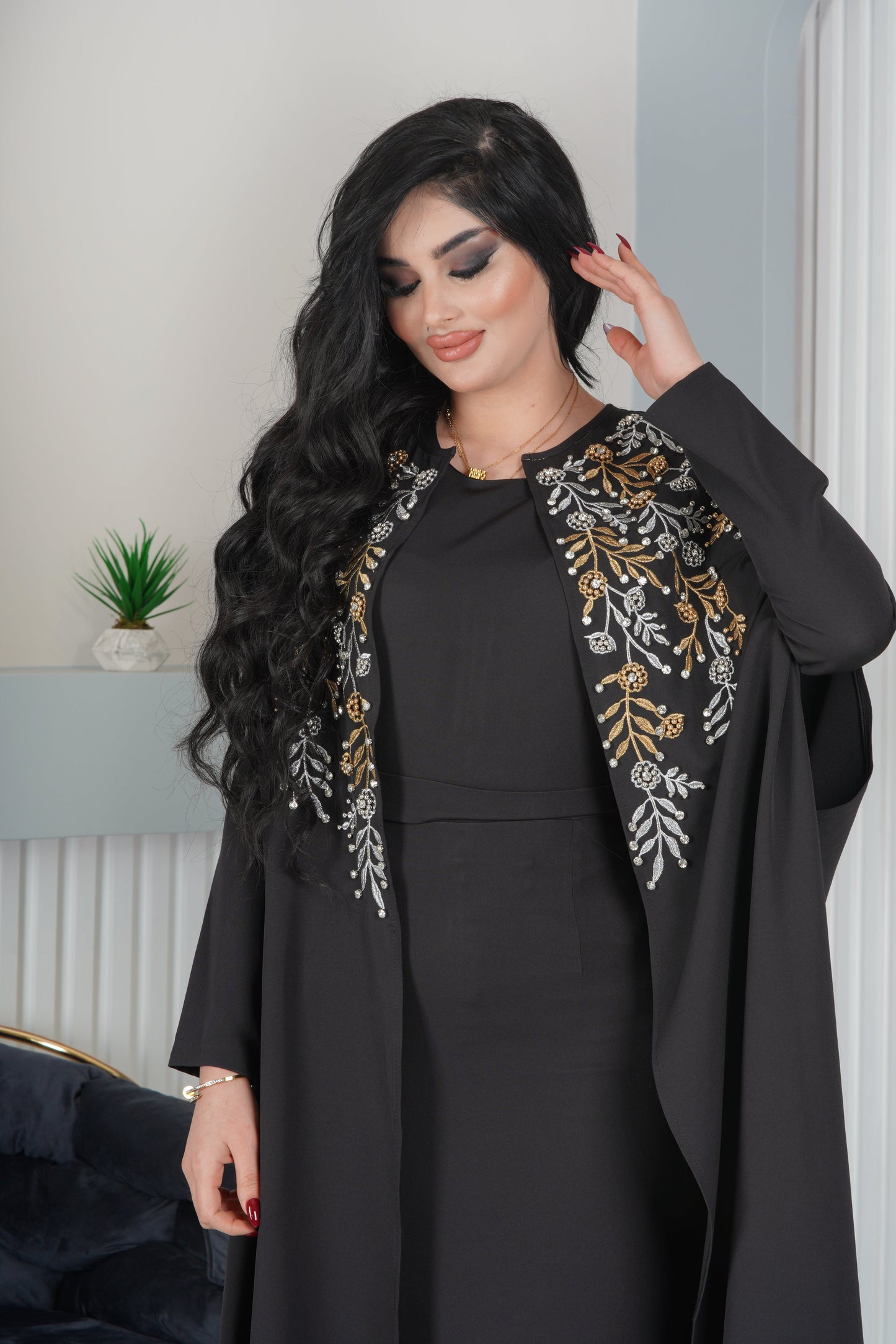 فستان راقي اسود