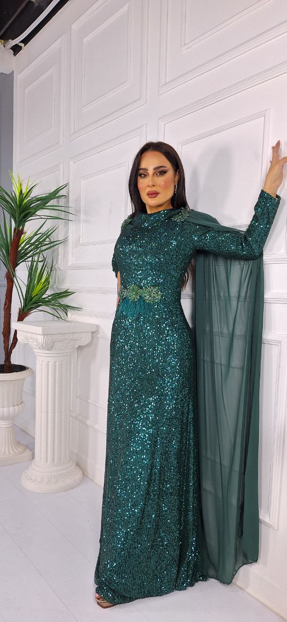 فستان ترتر و شيفون