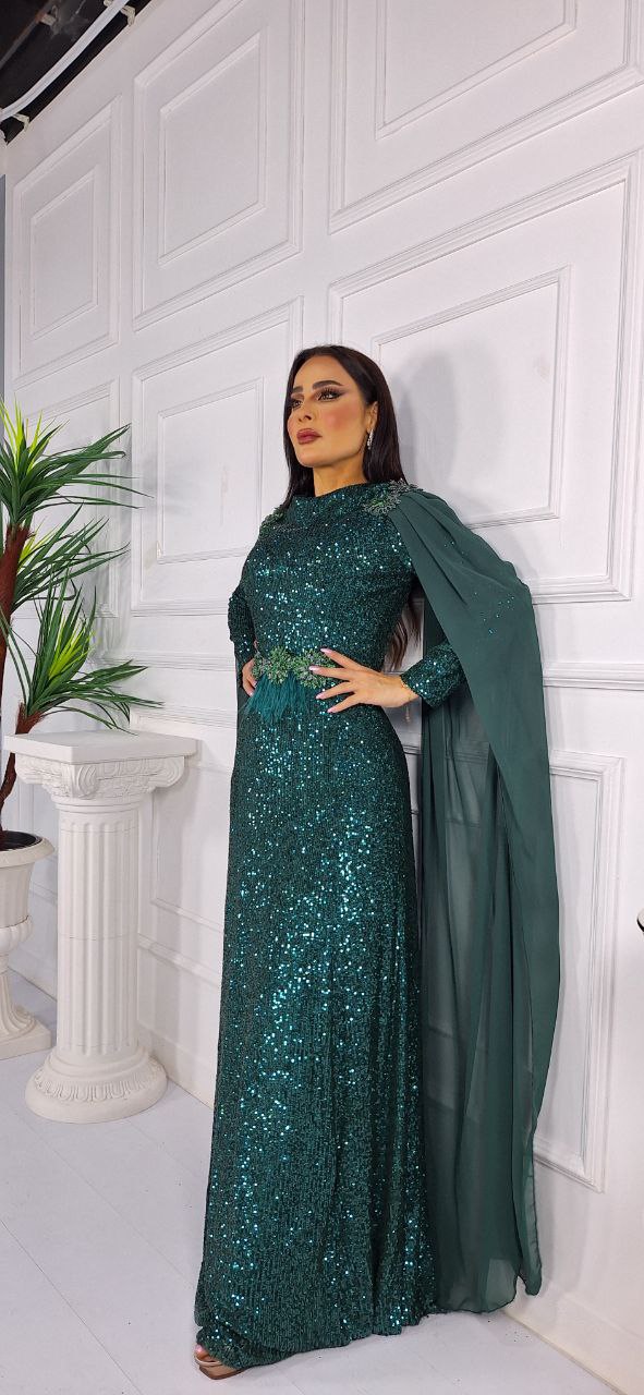 فستان ترتر و شيفون