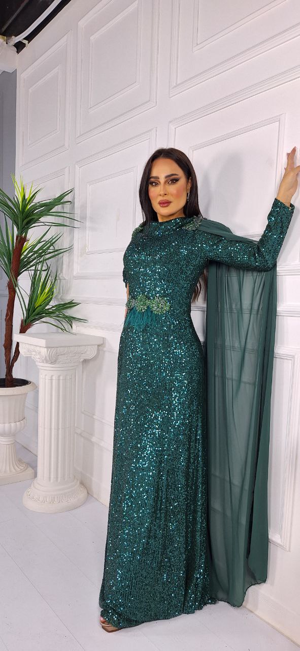 فستان ترتر و شيفون