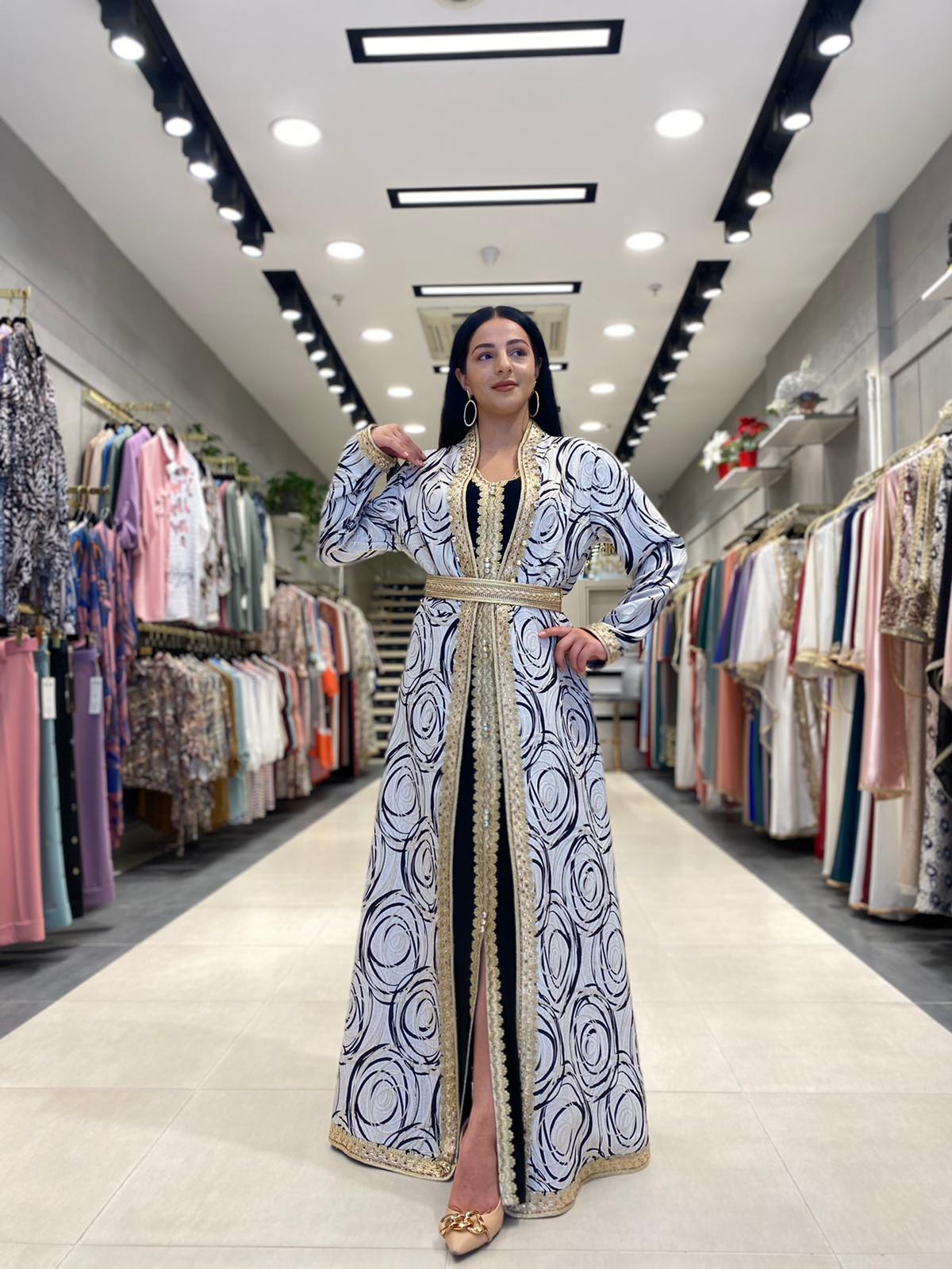 قفطان مغربي  قطعتين
