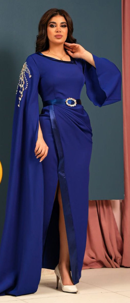 فستان سهرة أزرق