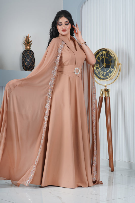 فستان راقي بيج