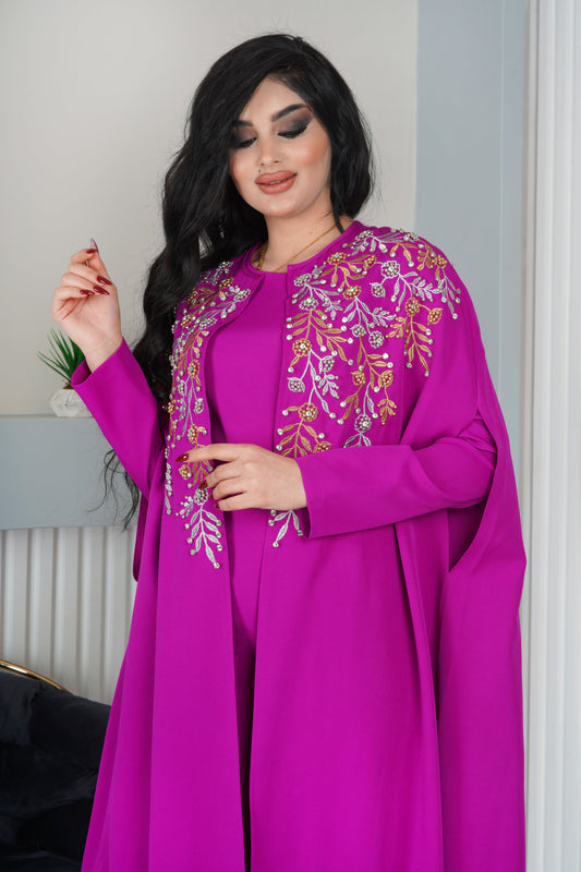 فستان راقي فوشي