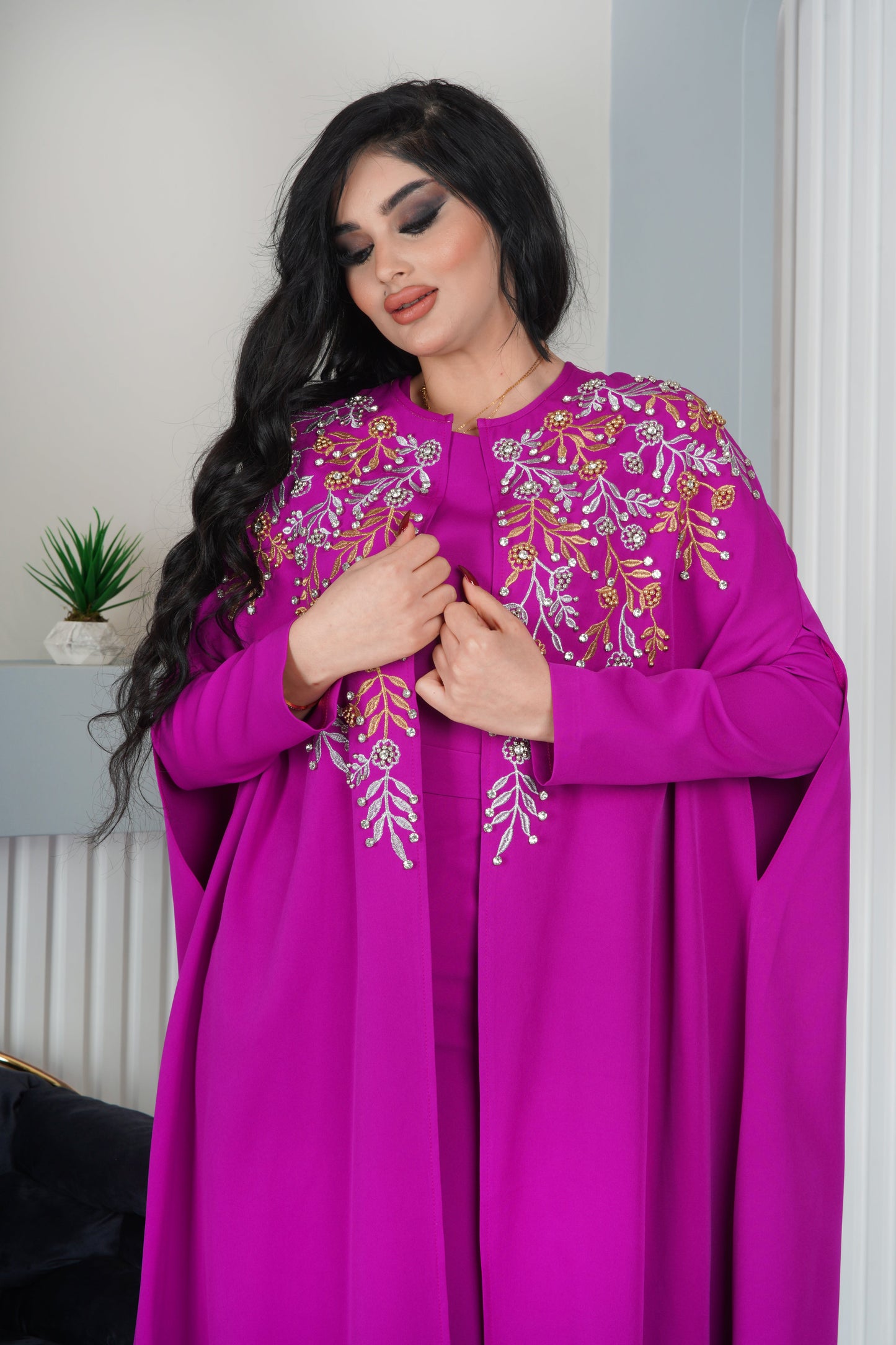 فستان راقي فوشي