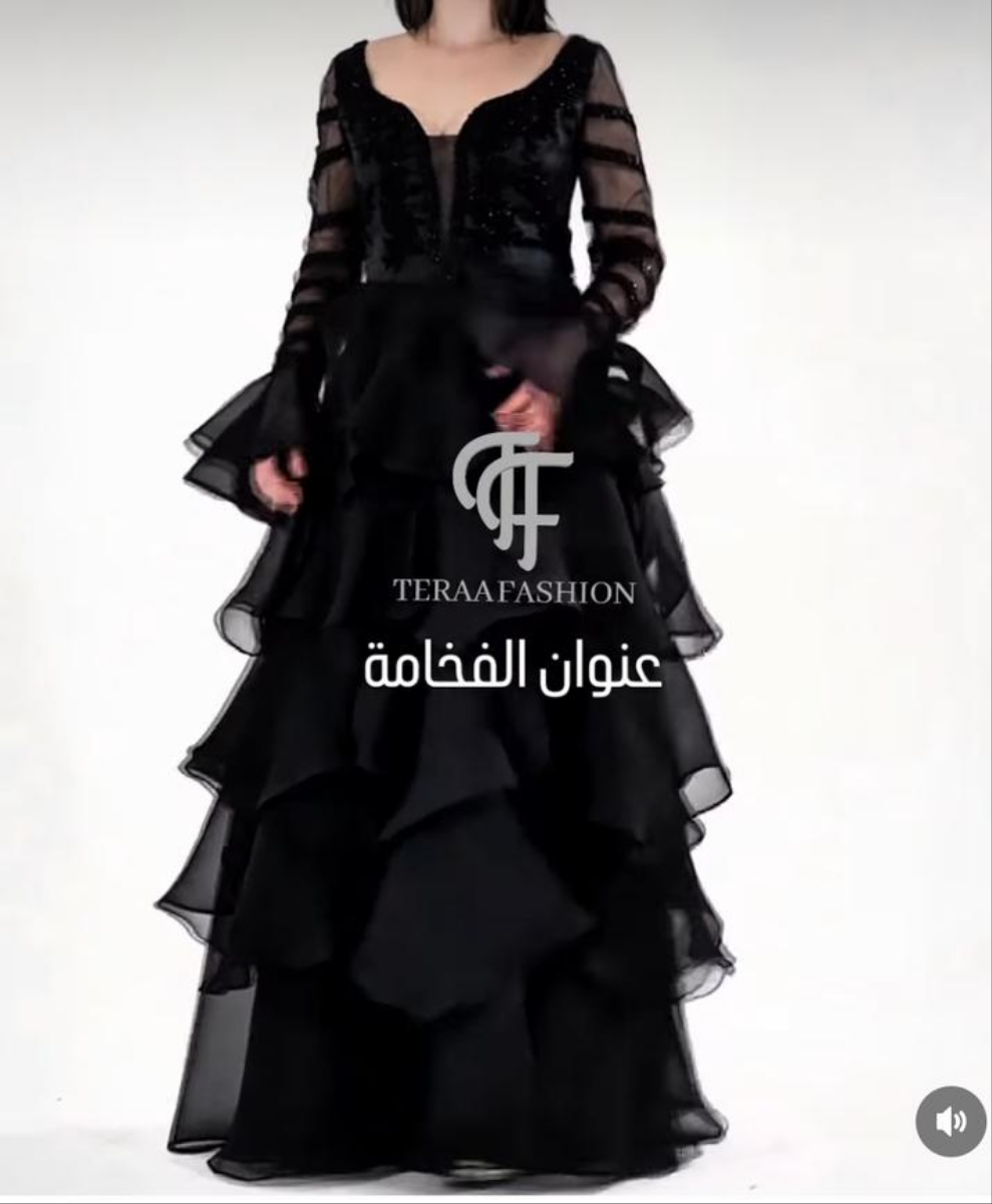فستان سهرة شك اورجنزا