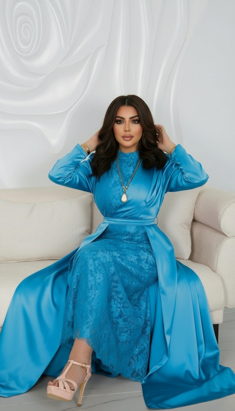 فستان استقبال ناعم مسكر